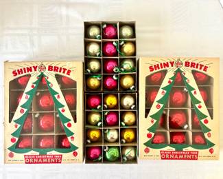 Shiny Brite Ornaments