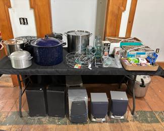 Speakers, Canning supplies