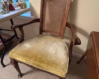 Queen Anne Cane-Back Chairs