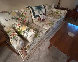 Vintage Floral Sofa