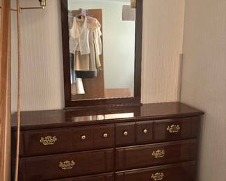 Dresser with mirror 
