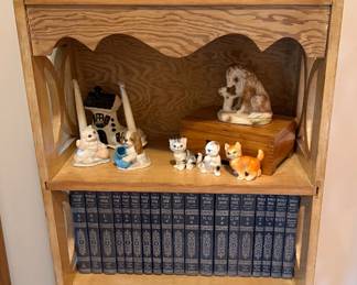 SHELVING, LOTS OF CUTE CAT DECOR