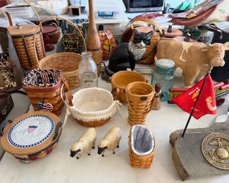 LOTS OF LONGEBERGER BASKETS