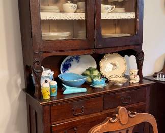 GREAT VINTAGE CABINET & CHINA