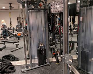 COMMERCIAL FUNCTIONAL TRAINER CABLE MACHINE WITH WEIGHT STACKS
