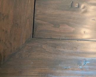 DARK WOOD TRESTLE DINING TABLE - 144"L x 48"W x 30"H