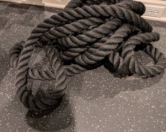 BLACK HEAVY EXERCISE BATTLE ROPE