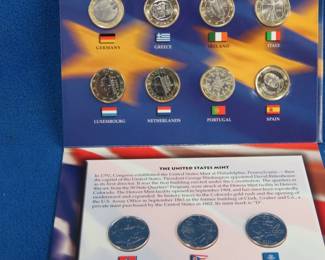 Lot 162. The 50 State Quarters & Euro Coin Collection