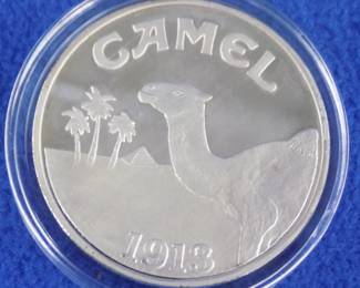 Lot 66. Joe Camel coin with one troy oz. of .999 silver