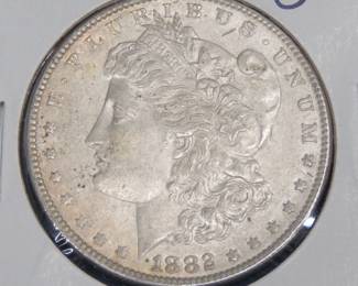 Lot 298. 1882 Morgan Silver Dollar