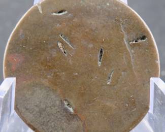 Lot 235. Owner identified as a 1807 Draped Bust Large Cent. A loop is needed to see the date.