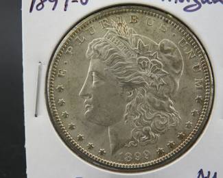 Lot 285. 1899 O Morgan Silver Dollar