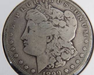 Lot 246. 1899 S Morgan Silver Dollar