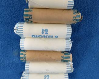 Lot 241. 280 mid-Century Canadian Nickels