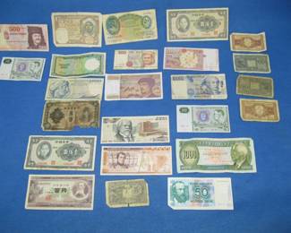 Lot 228. Foreign paper currency