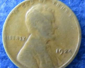 Lot 322. 1924 D Lincoln Wheat Cent