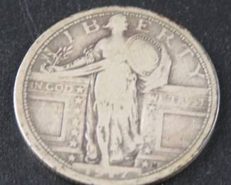 Lot 328. 1917 Standing Liberty Quarter