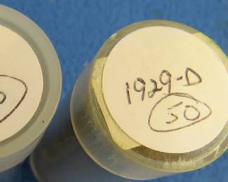 Lot 175. Fifty 1929 and fifty1929 D Lincoln Wheat Cents