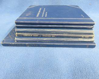 Lot 111. Six full or partially full Lincoln Cent albums beginning 1941