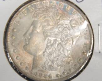 Lot 296. 1884 O Morgan Silver Dollar