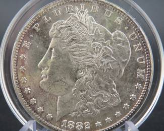 Lot 287. 1882 S Morgan Silver Dollar