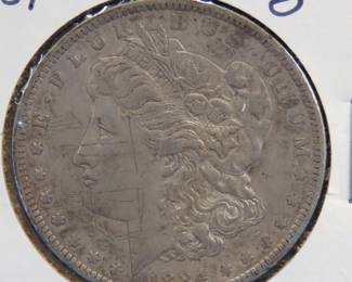 Lot 267. 1884 O Morgan Silver Dollar