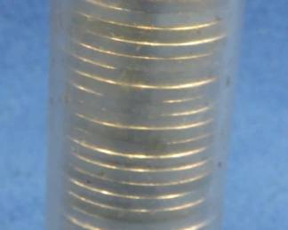 Lot 208. Tube of 40 Proof Jefferson Nickels from the 1990s