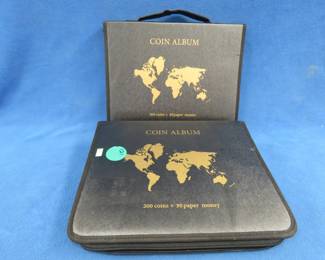 Lot 121. Two empty Coin Albums ready to store your auction winnings.