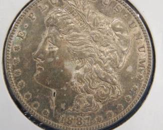 Lot 268. 1887 Morgan Silver Dollar