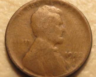 Lot 323. 1922 D Lincoln Wheat Cent
