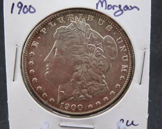 Lot 233. 1900 P Morgan Silver Dollar