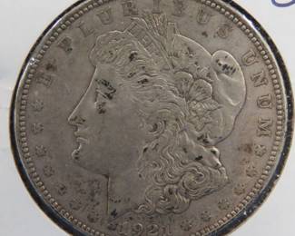 Lot 182. 1921 D Morgan Silver Dollar