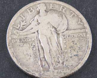 Lot 324. 1918 Standing Liberty Quarter