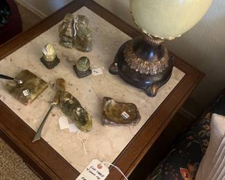 Collection of stone objects