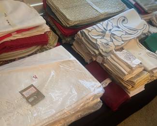 Various linens