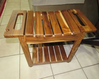 Teak seat