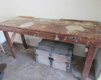 Primitive work table