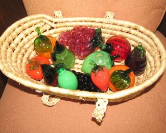 Glass fruit
