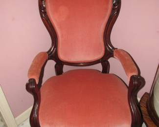 Pristine parlor chair