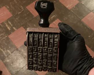 Oversized Forbes Stamp -- Dates, Ledger Work, etc.
