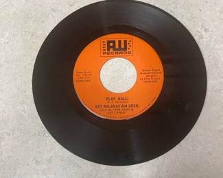 Detroit Tigers 45rpm "Play Ball" Art Walunas & Orchestra -- Rare Find!