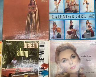 Julie London, Eddie Heywood -- these are great album covers!