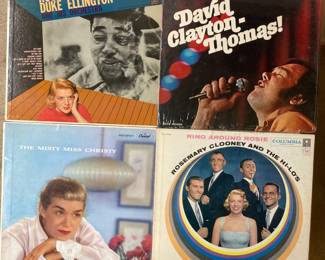 Great collection of LPs, including Rosemary Clooney & the Hi-Lo's, David Clayton-Thomas, Duke Ellington & Miss Christy