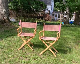 Pair of Director Chairs