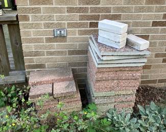 Stack of Patio Stones & Bricks