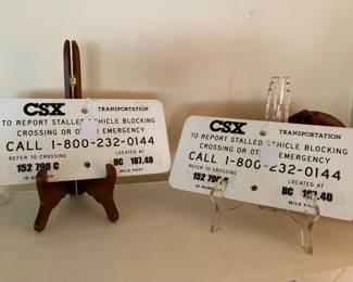 CSX Railroad Signage
