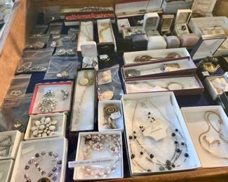 Large Assortment of Ladies Costumer & Finer Jewelry