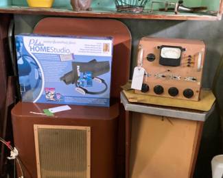 Pilates Home Studio in Box; Jensen Speaker; Electronic Machine; and more!