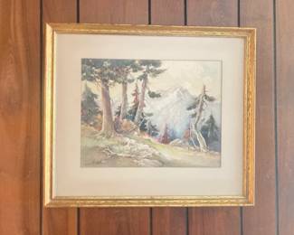 Frederick "Fred" A Schnaple Signature (1872-1948) Watercolorist -- Painted approx. late 1930s