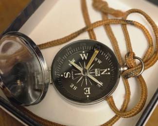 Vintage Compass in Case
